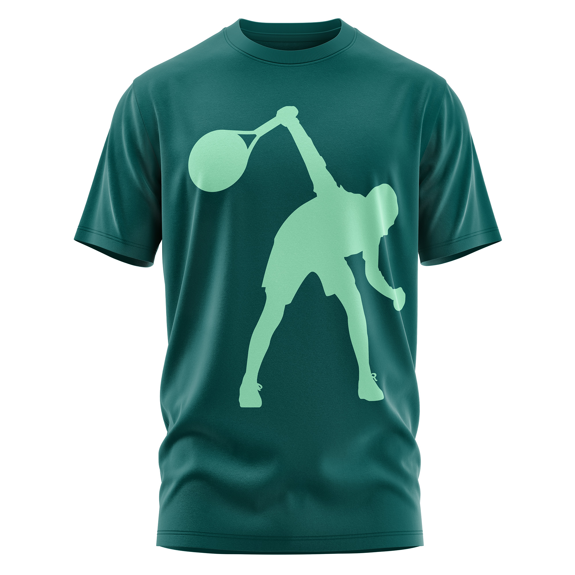 T-Shirt „Luiz Edition“  – Tennisspieler Silhouette - Tennis-Shirt