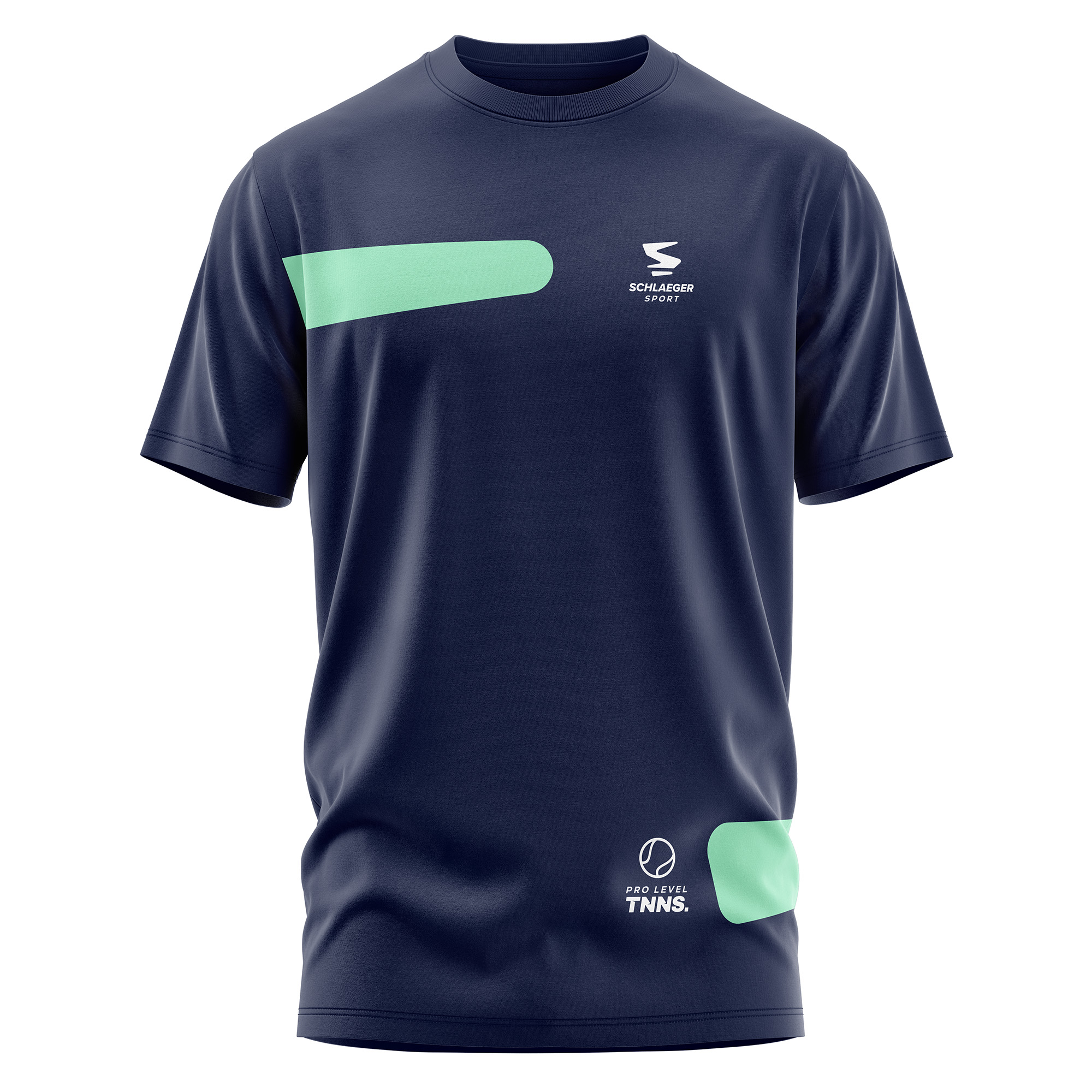 Tennis T-Shirt mit Signature Stripe – Performance Look für Court & Street