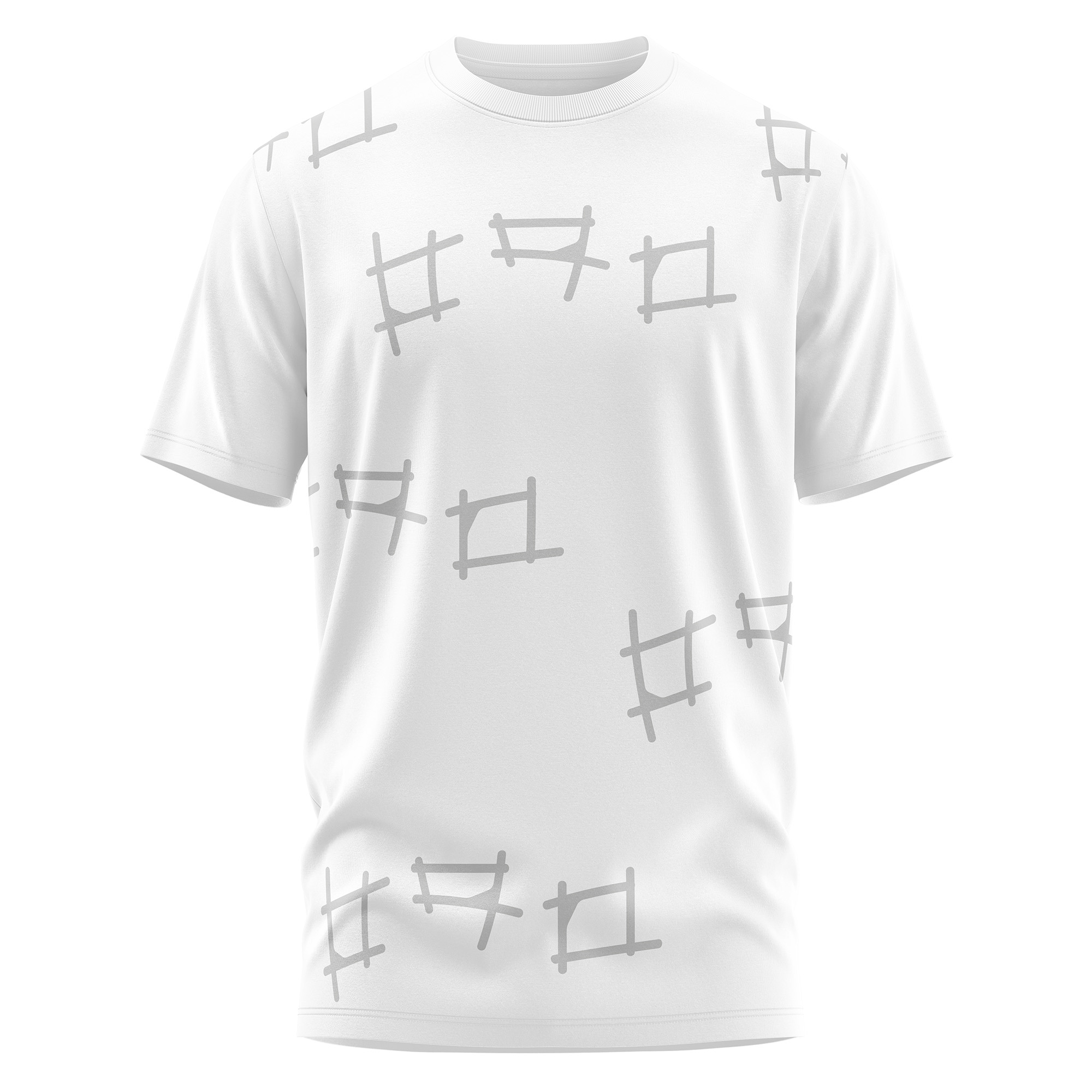 BetonTennis Pattern T-Shirt – Premium Single Jersey