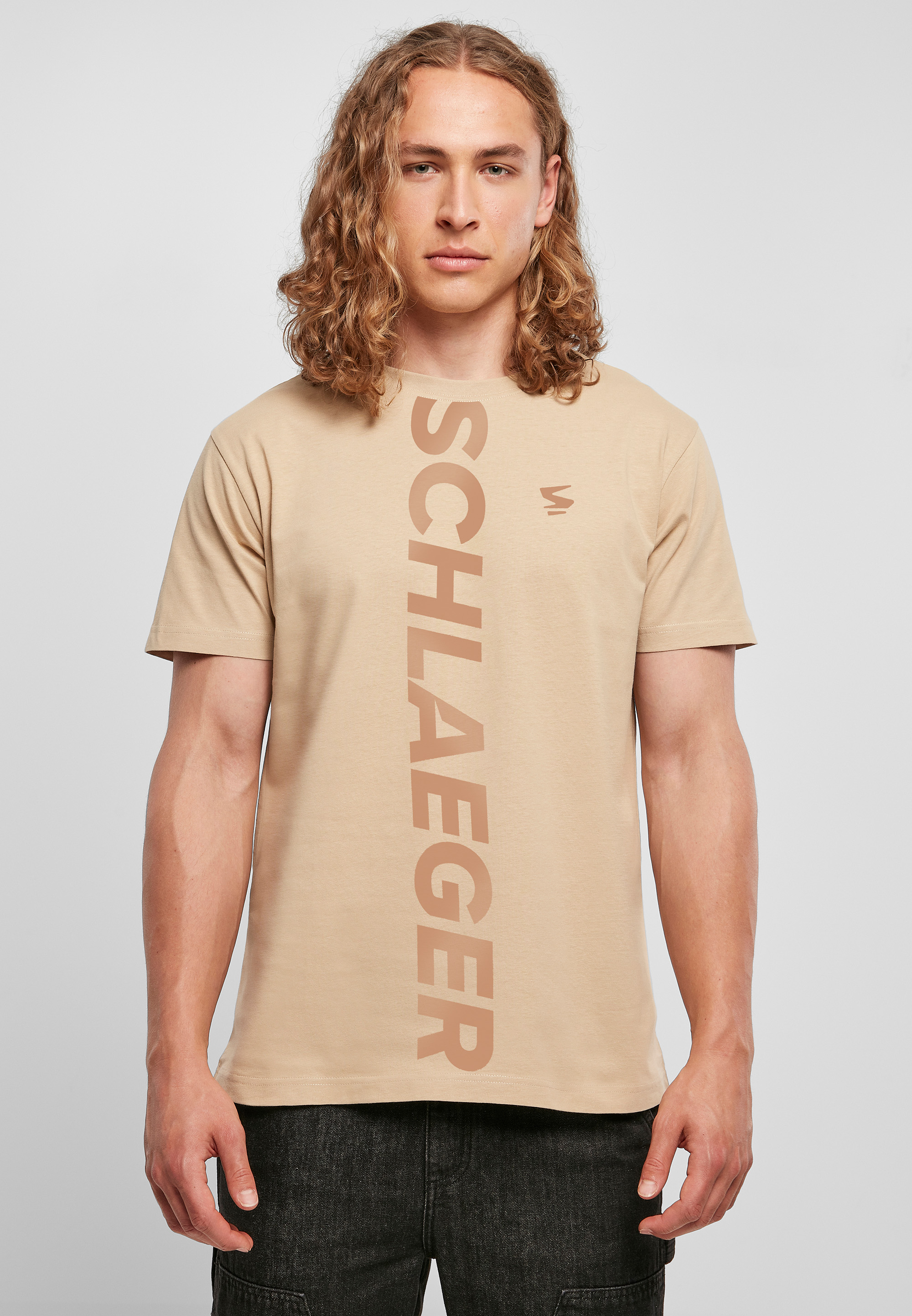 Schlaeger Typ T-Shirt in Beige/Cappuccino 