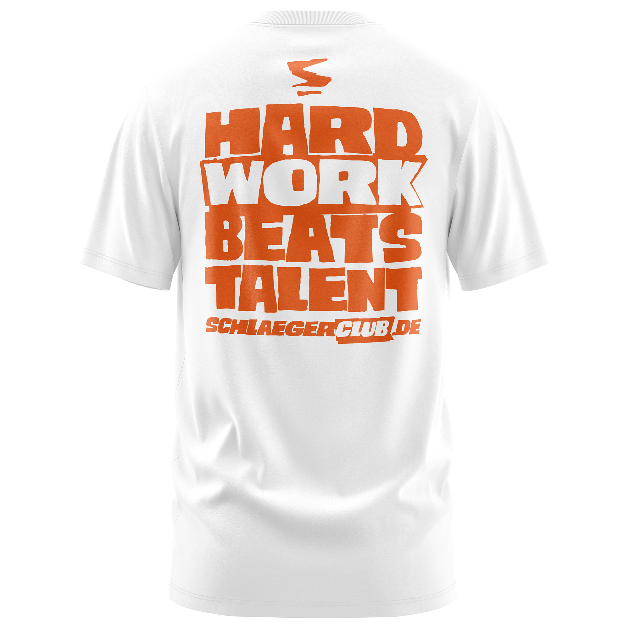 Tennis Motivationsshirt „Hard Work Beats Talent“ – Schlank geschnittenes Tennis-Shirt für Training & Freizeit
